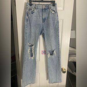 High waisted garage jeans